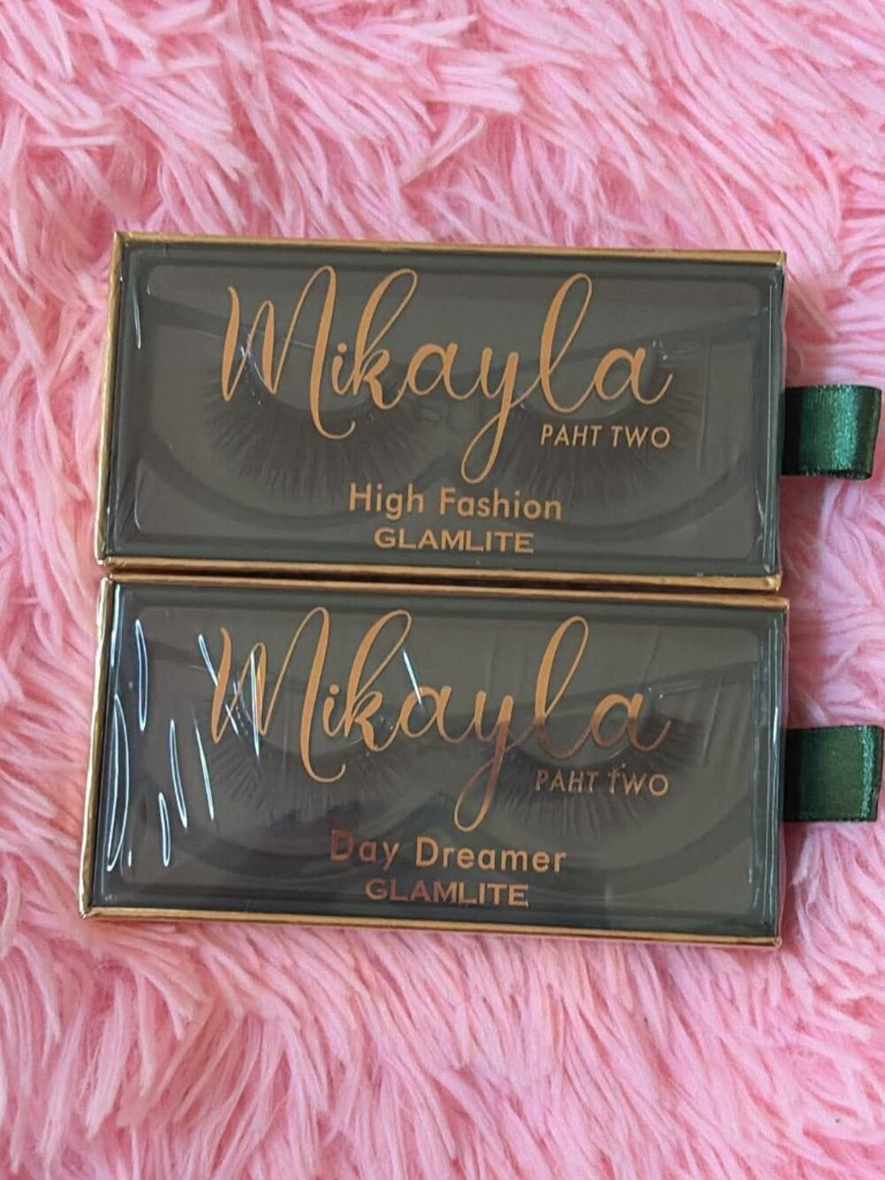 Glamlite x Mikayla Nogueria Paht Two False Lashes High Fashion and Day Dreamer